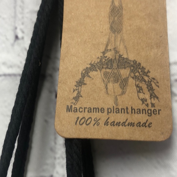 🦋4/$20 Handmade Macrame Plant Hanger NWT - Picture 3 of 8
